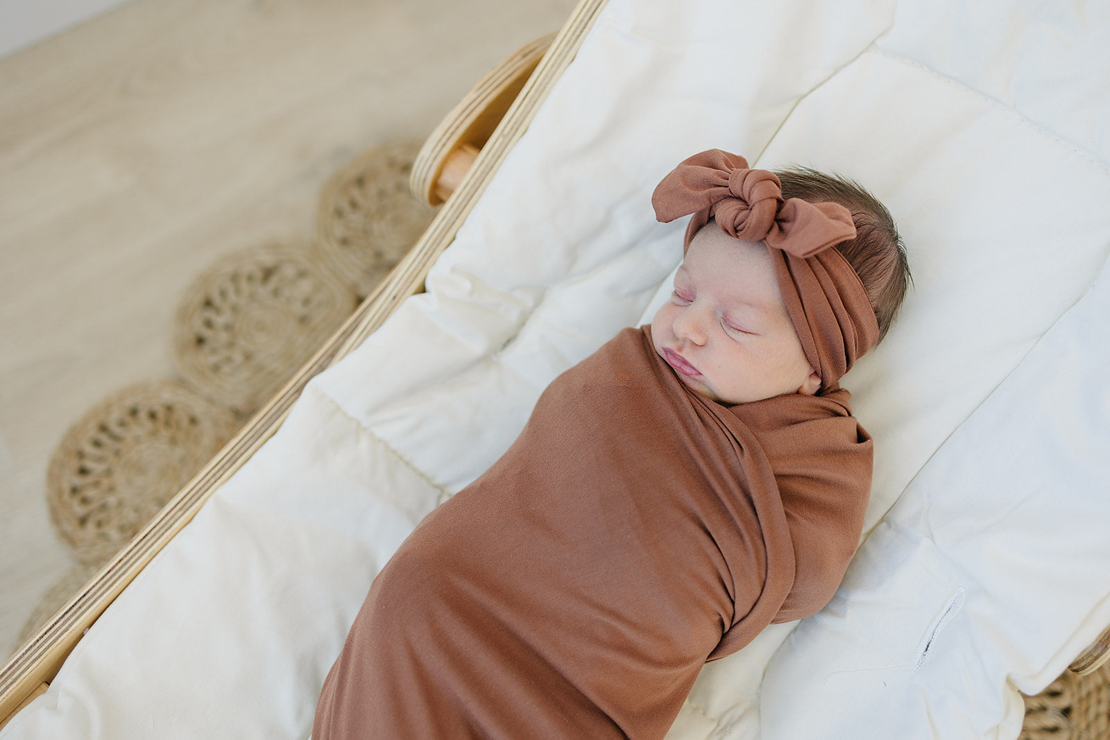 Rust Bamboo Head Wrap | Milk & Baby