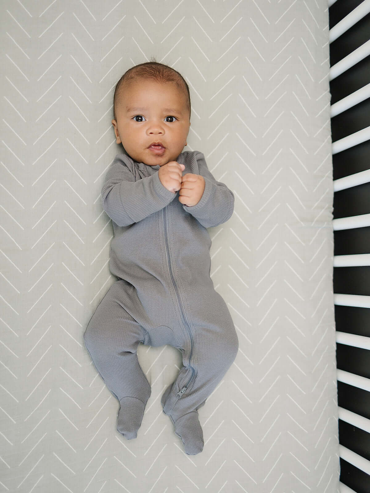 Desert Sage Muslin Crib Sheet | Milk & Baby