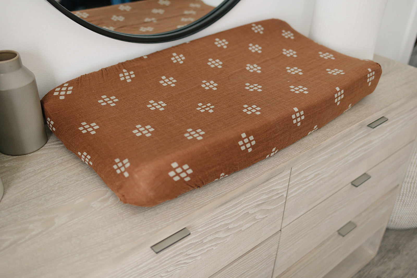 Chestnut Textiles Muslin Changing Pad Cover | Milk & Baby