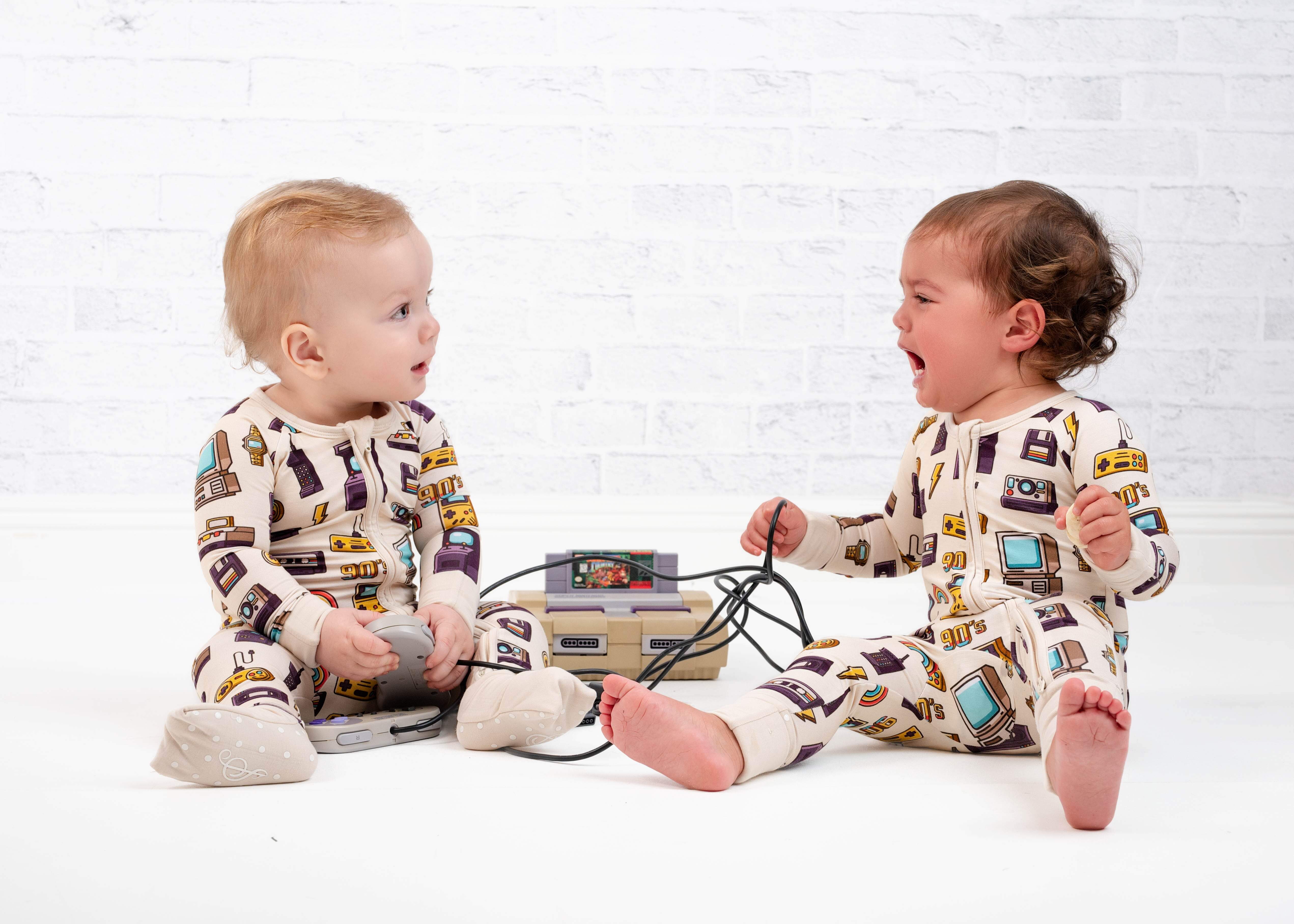 90's Retro Romper | Milk & Baby
