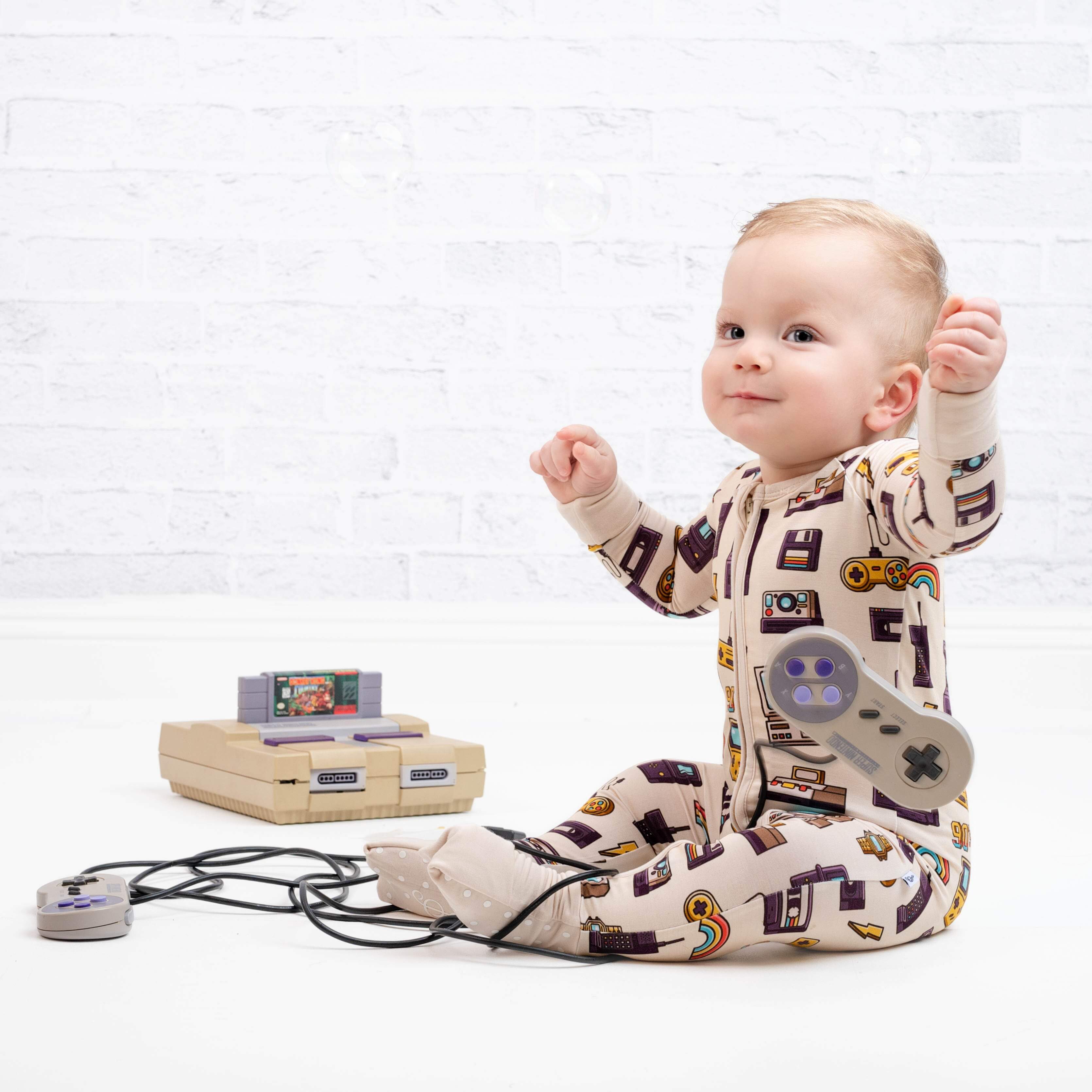 90's Retro Romper | Milk & Baby