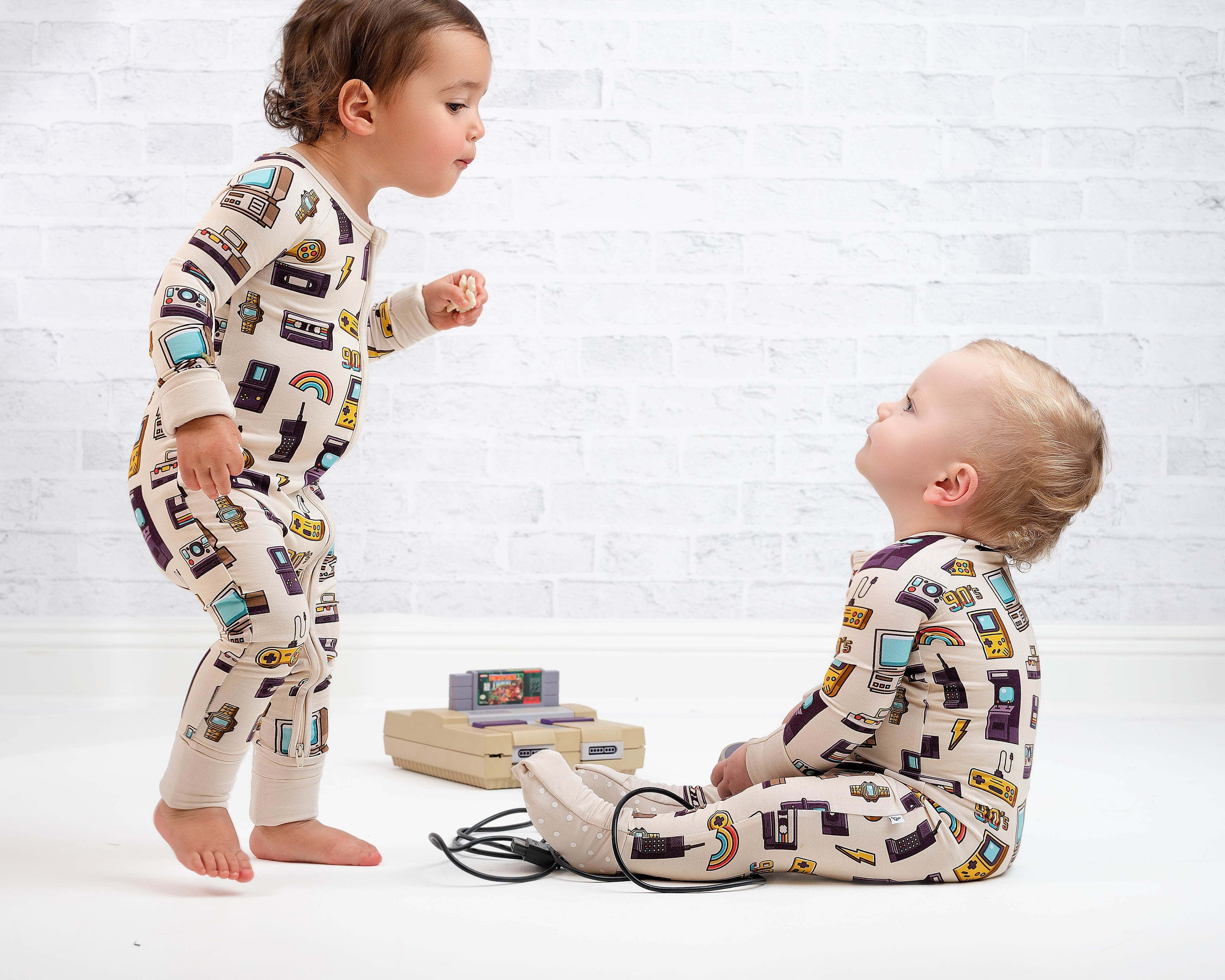 90's Retro Romper | Milk & Baby