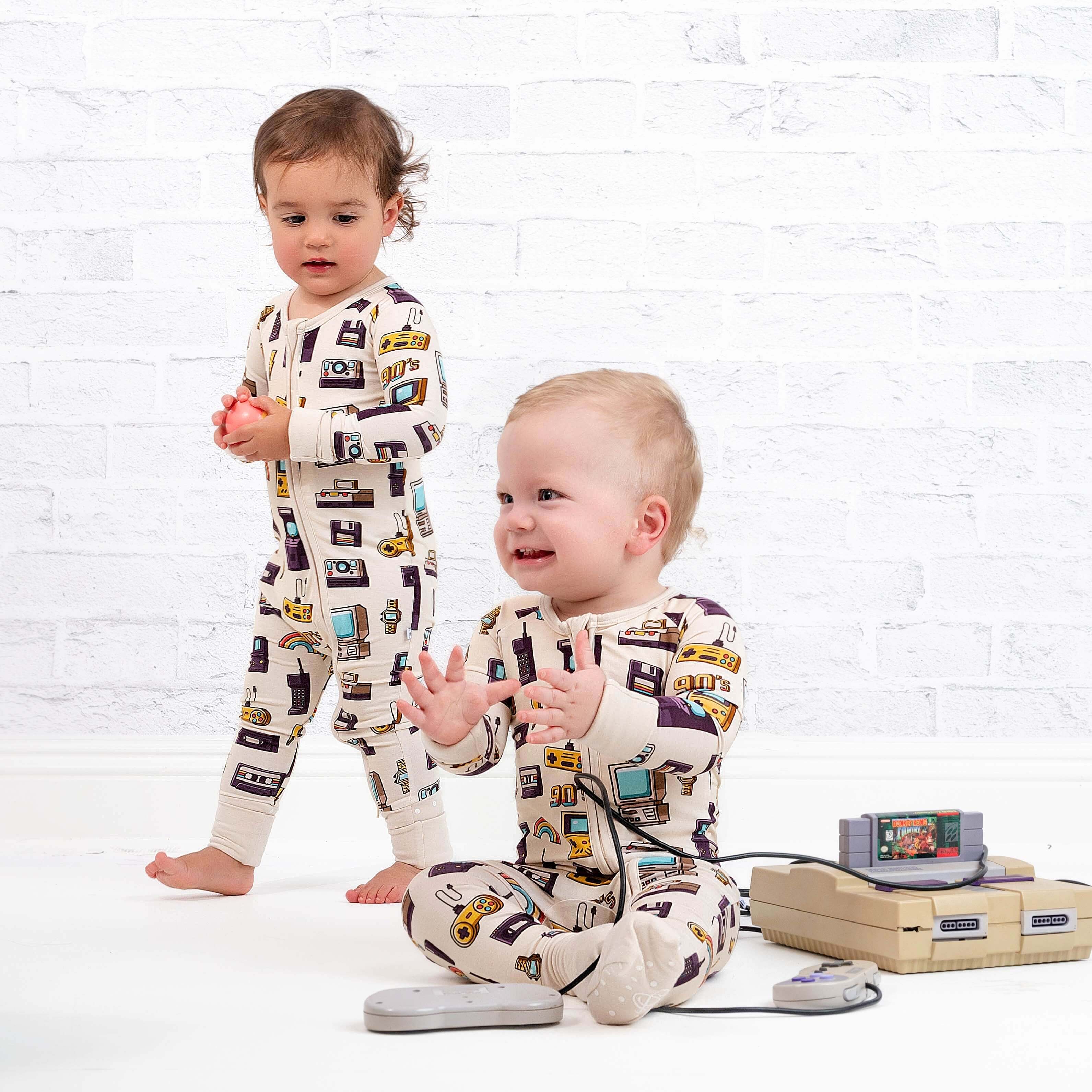 90's Retro Romper | Milk & Baby