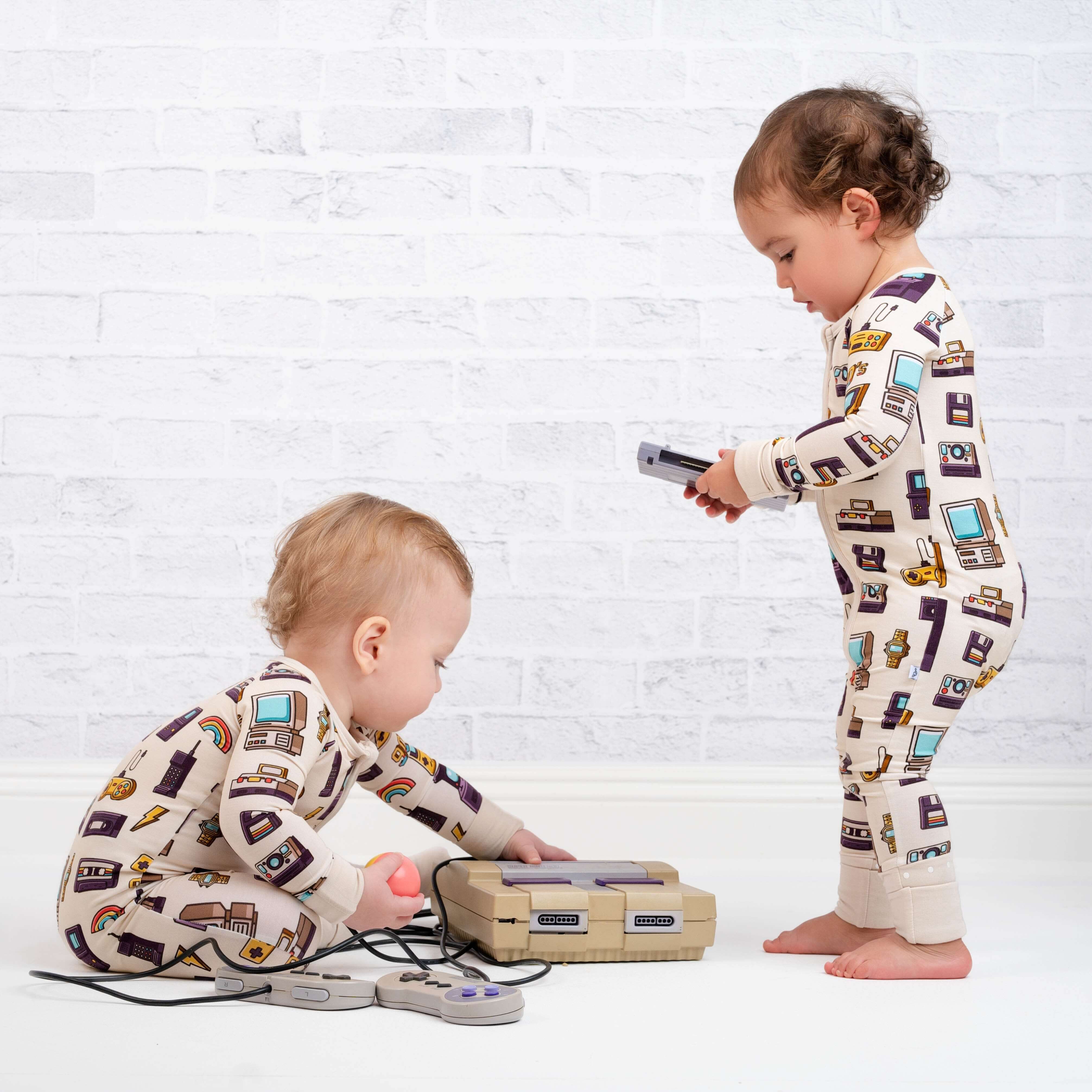 90's Retro Romper | Milk & Baby