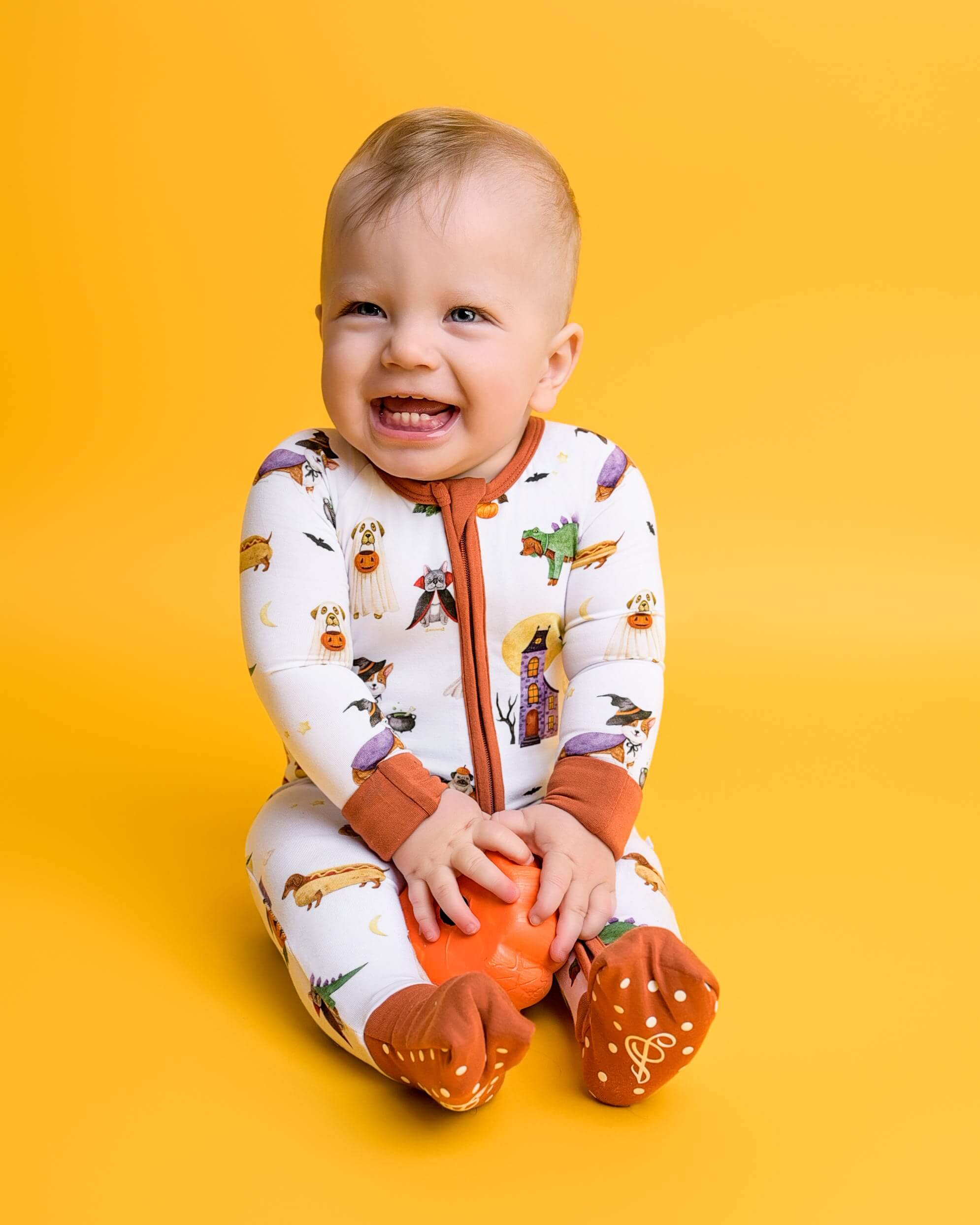 Howl-O-Ween (Dog) Romper | Milk & Baby
