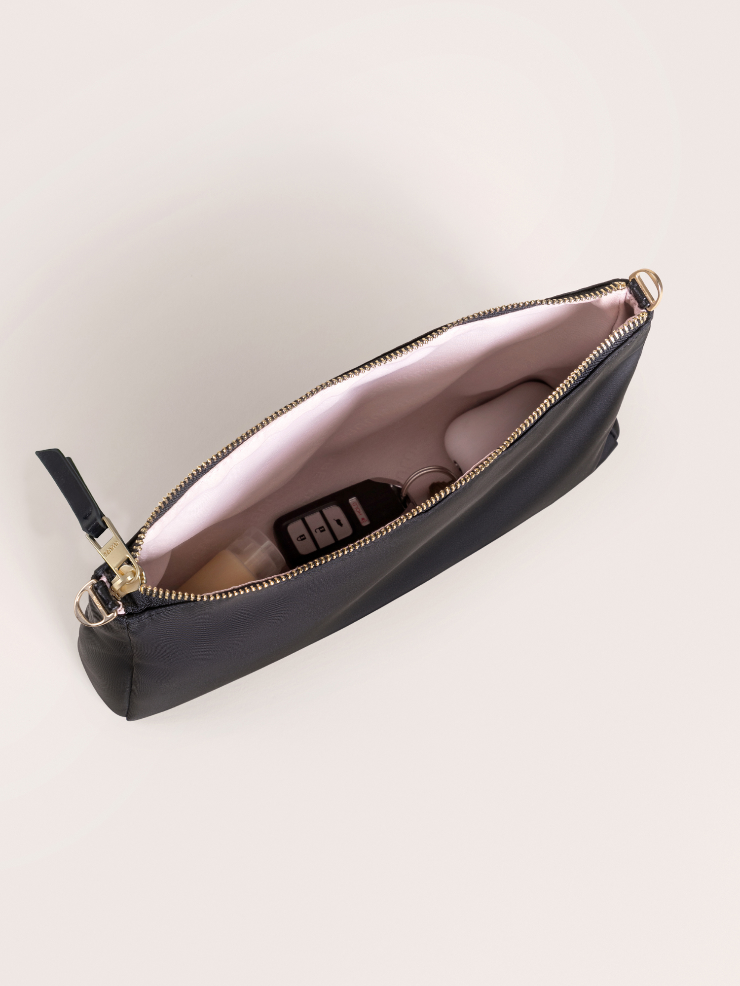 3-Piece Pouch Clutch Purse Set | Black | Milk & Baby