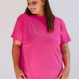 Full Zip Breastfeeding Tee | Milk & Baby