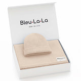 Luxe Collection 100% Organic Cotton Luxury Knit Baby Blanket + Hat Set | Milk & Baby