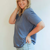 Relaxed Fit Zip Breastfeeding Tee | Milk & Baby