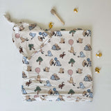 Pooh | Bamboo Swaddle + Beanie Set | Milk & Baby