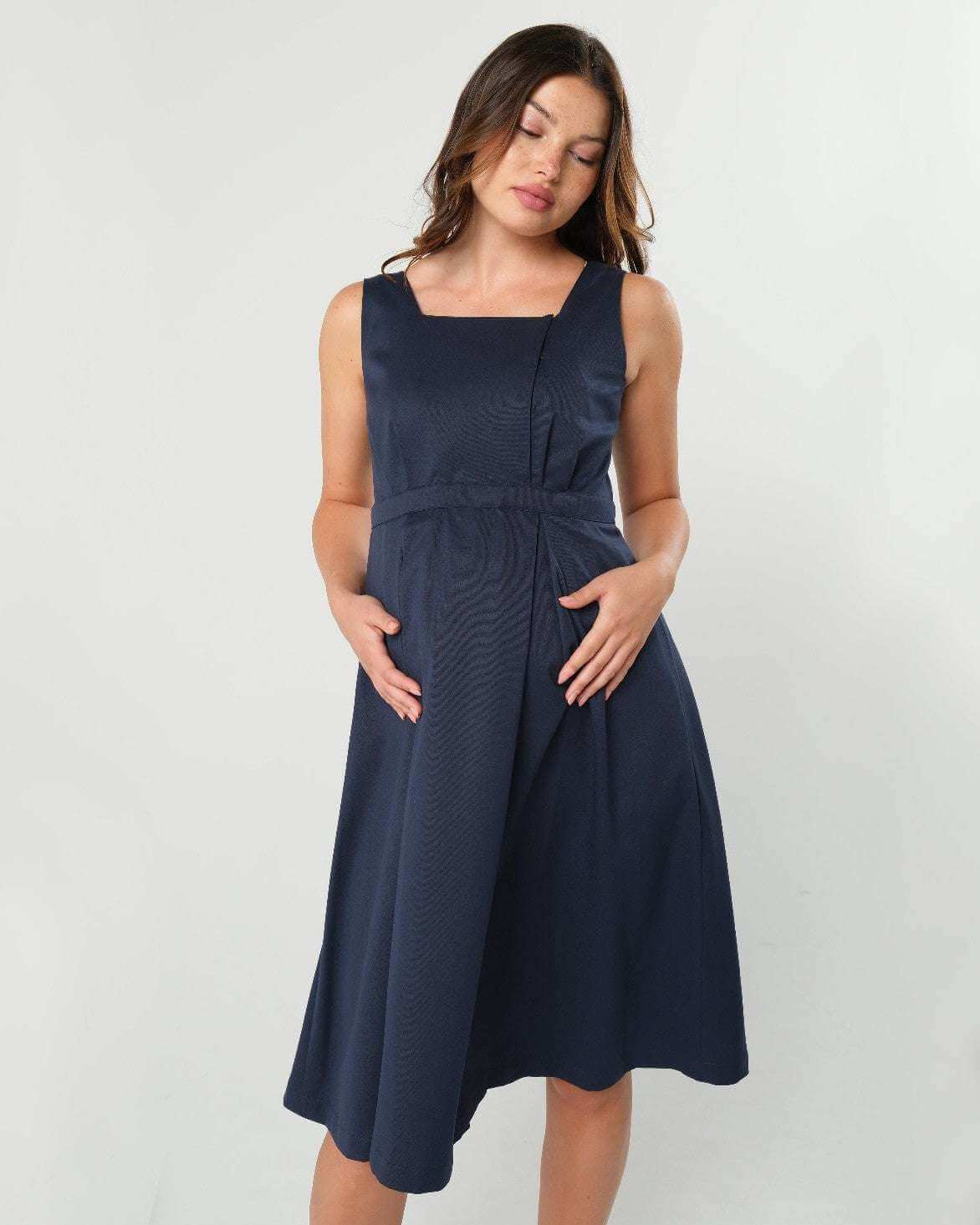 INTO THE BLUE Maternity & Nursing Dress | Milk & Baby