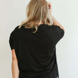 Relaxed Fit Zip Breastfeeding Tee | Milk & Baby