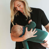 Relaxed Fit Zip Breastfeeding Tee | Milk & Baby