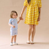 Women's Parker House Dress | Golden Gingham Milk & Baby