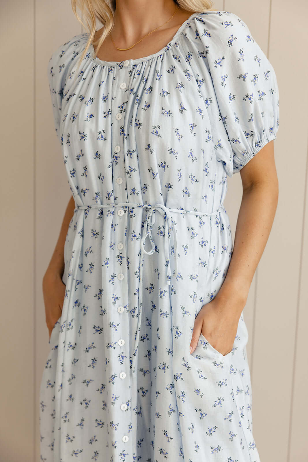 Wandering Free Button Dress | Milk & Baby