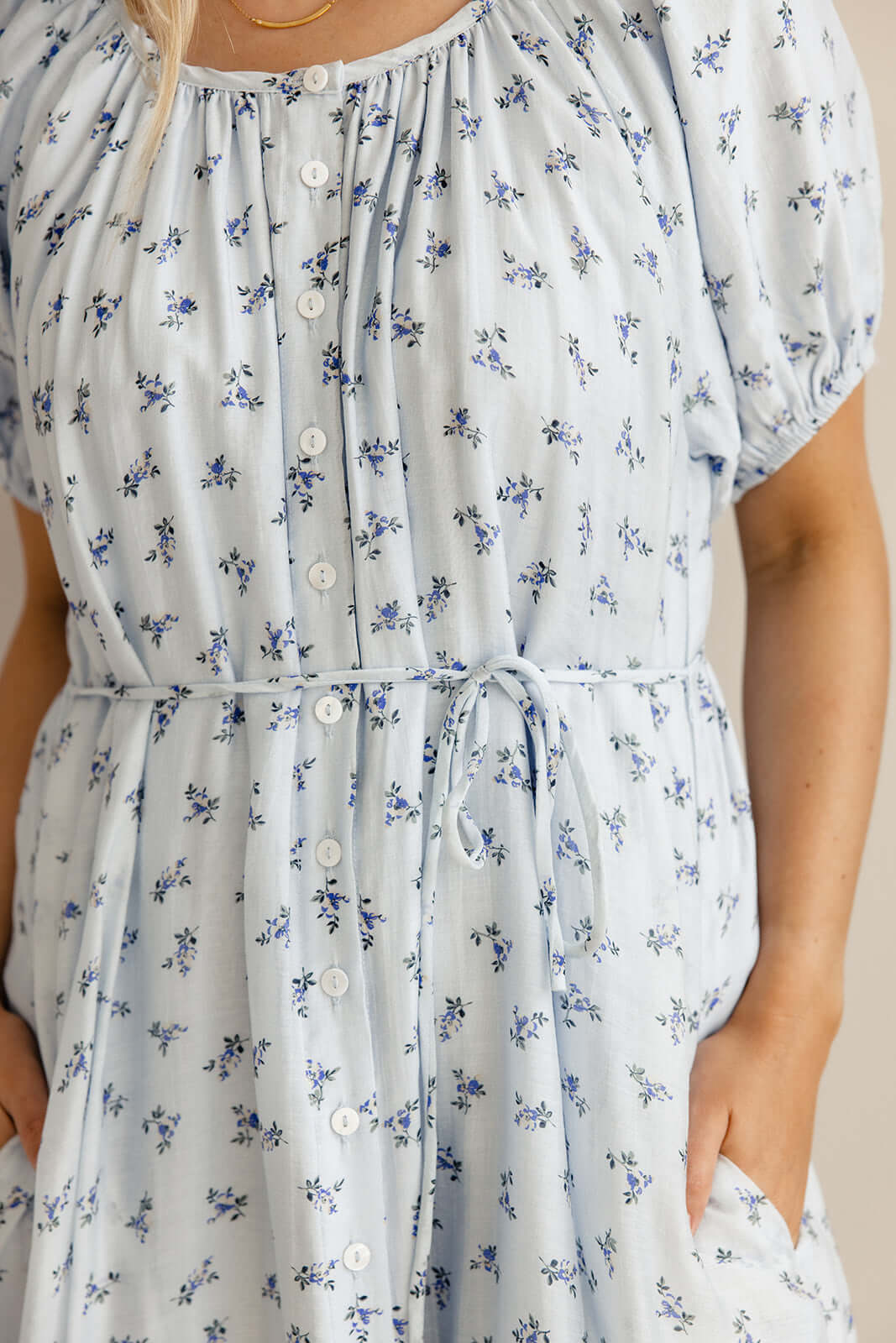 Wandering Free Button Dress | Milk & Baby