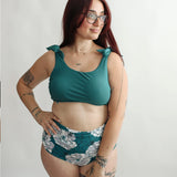 Tie Shoulder Breastfeeding Bikini Swimsuit Top