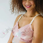 Ayla Luxury Lace Nursing + Handsfree Pumping Bra | Milk & Baby
