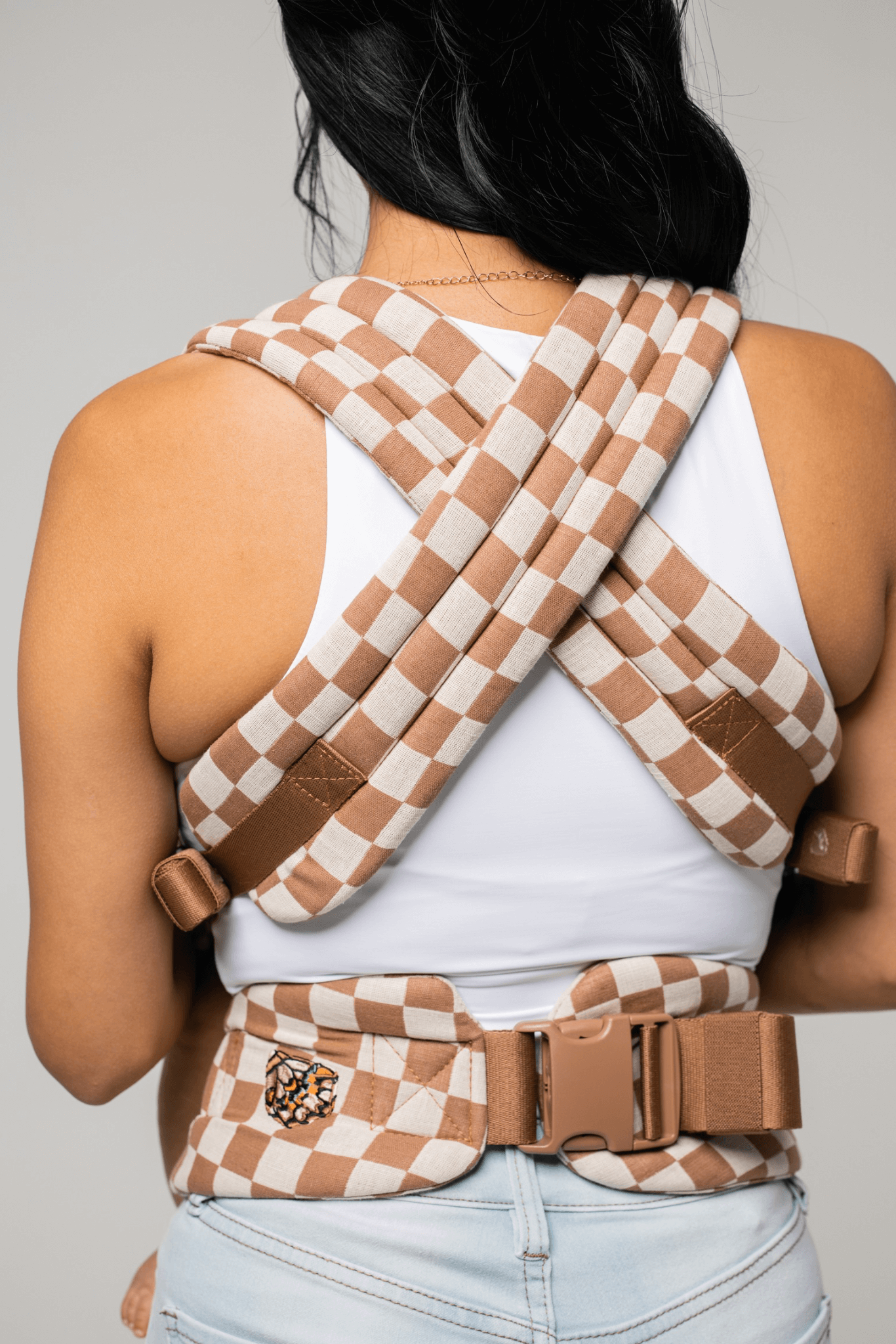 The Monarch Carrier - Mocha Check | Milk & Baby
