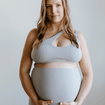 AXK CORE Cross Body Nursing Bra Light Gray | Milk & Baby