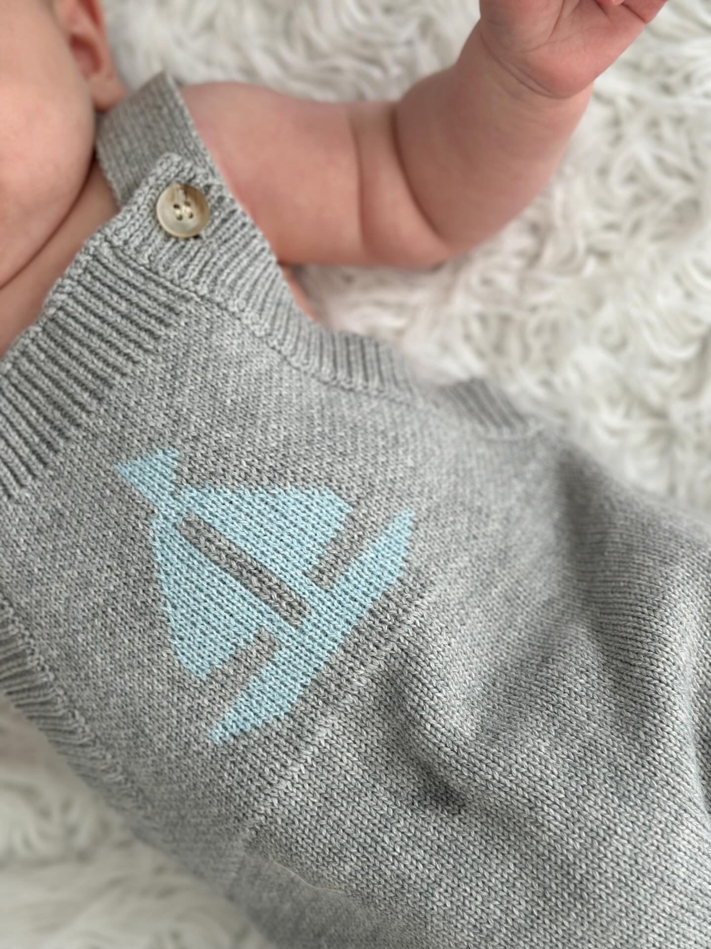 Luna + Luca Sailboat Romper | Milk & Baby