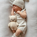 Luna + Luca Knotted Hat | Black Speckle | Milk & Baby