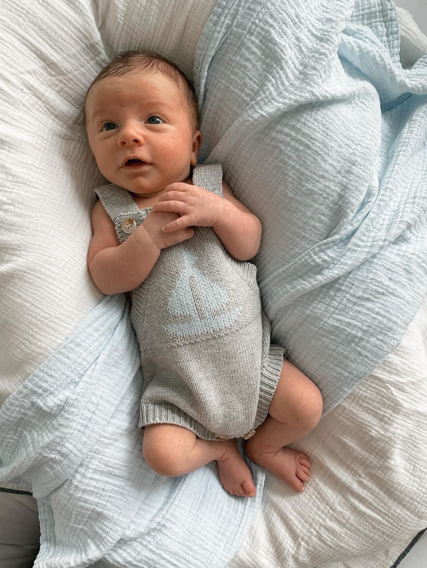 Luna + Luca Sailboat Romper | Milk & Baby