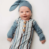 Hendrix Knot Gown & Hat | Milk & Baby