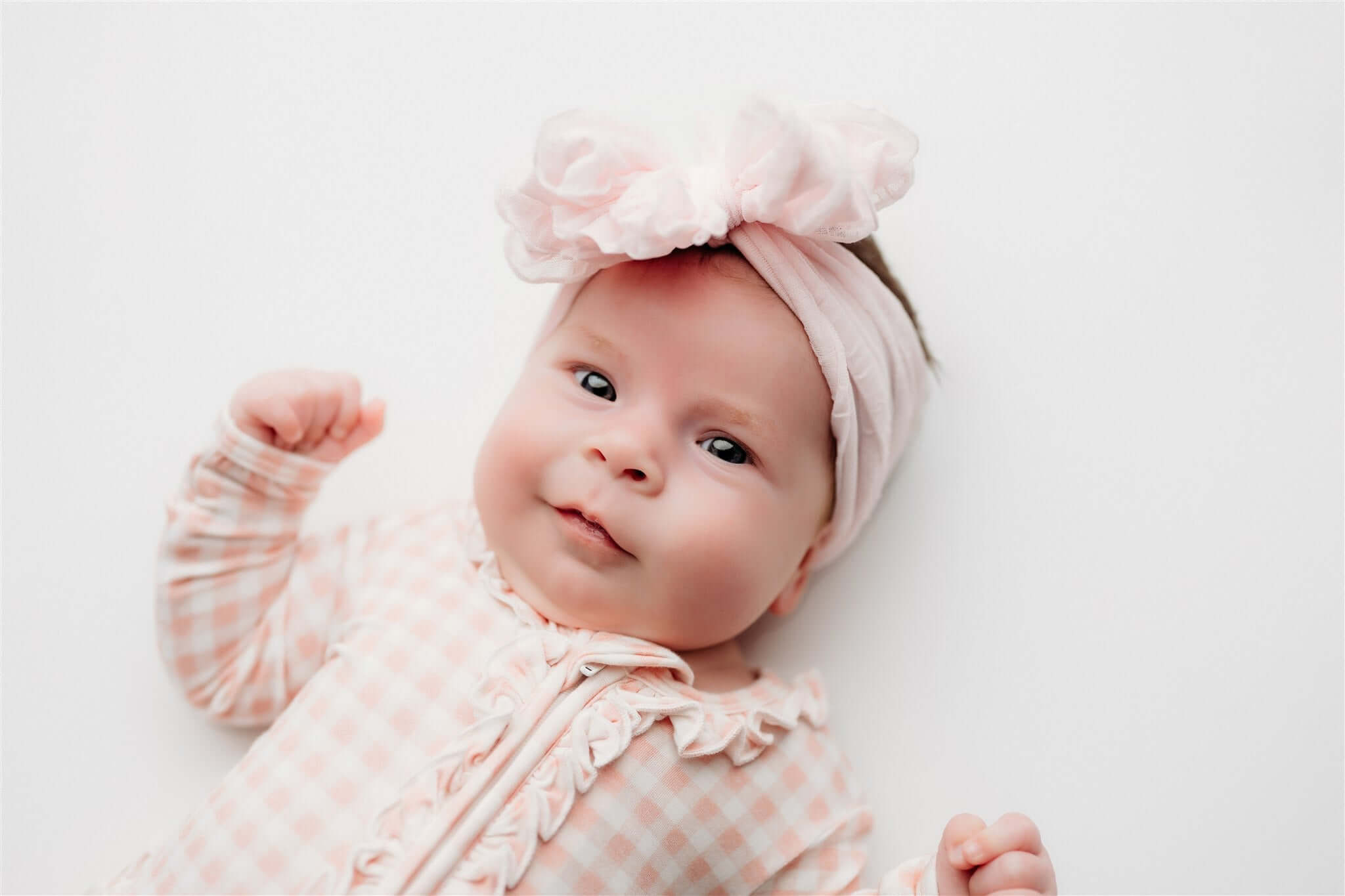 Olivia Ruffle Zip Footie | Milk & Baby