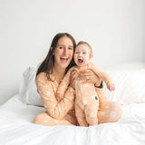 Rainbow Ribbed | Zip Romper | Milk & Baby