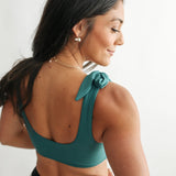 Tie Shoulder Breastfeeding Bikini Swimsuit Top