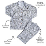 Allie Leopard Bamboo Women's Luxe Lounge Set | Milk & Baby