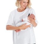 Anytime Anywhere Side Zip Maternity/Nursing T-Shirt | Milk & Baby