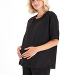 Anytime Anywhere Side Zip Maternity/Nursing T-Shirt | Milk & Baby