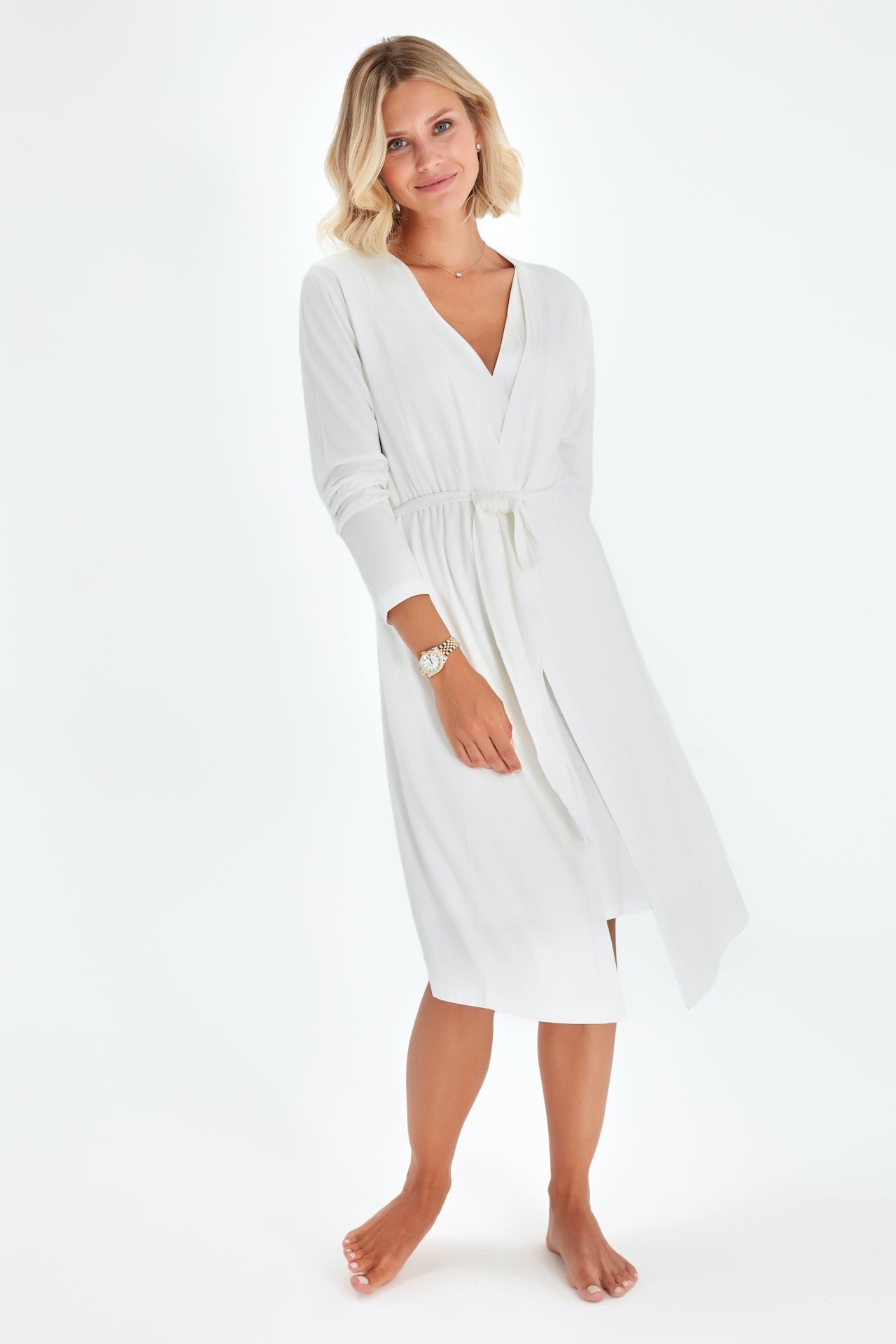 Sleep Well Maternity/Nursing Nightgown & Robe Set | Milk & Baby