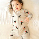 Baby Footed Bird Pajamas | Milk & Baby