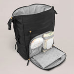 Modern Backpack Diaper Bag | Black | Milk & Baby