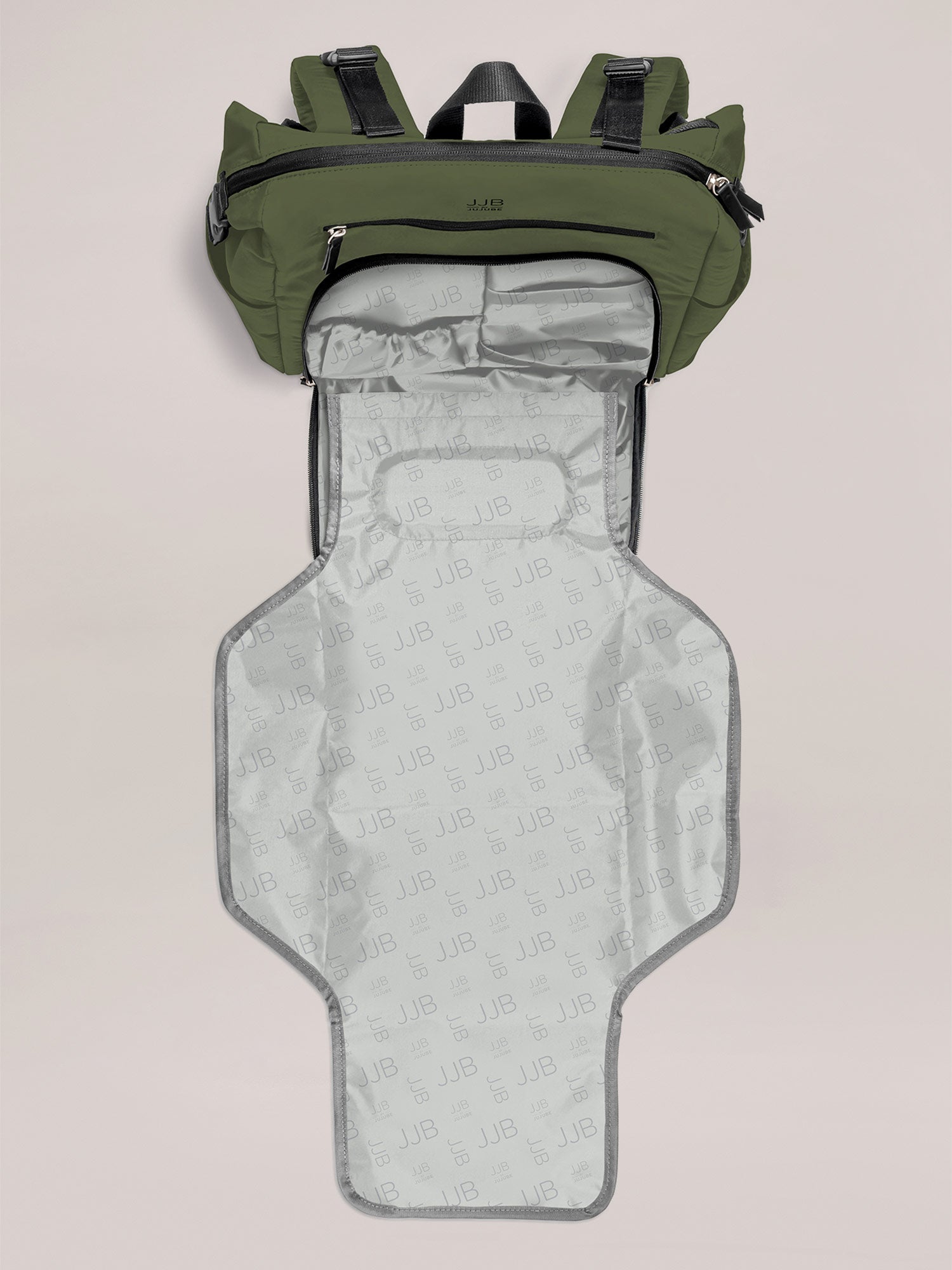 Modern Backpack Diaper Bag | Olive | Milk & Baby