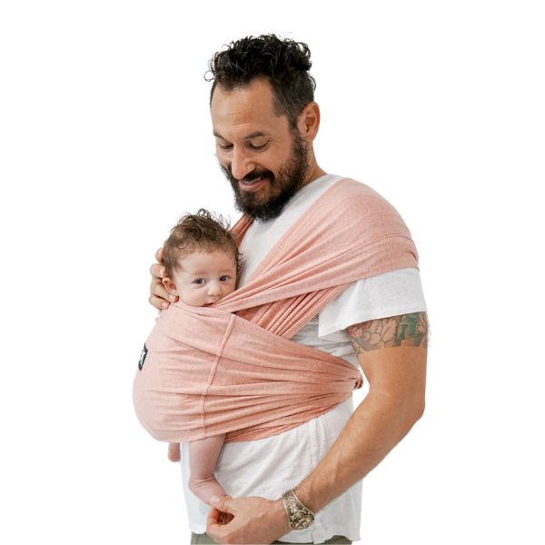 Baby K'tan Active Yoga Baby Carrier | Heather Coral | Milk & Baby