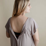 Harbor Mist Maternity Mommy Labor & Delivery Gown | Milk & Baby