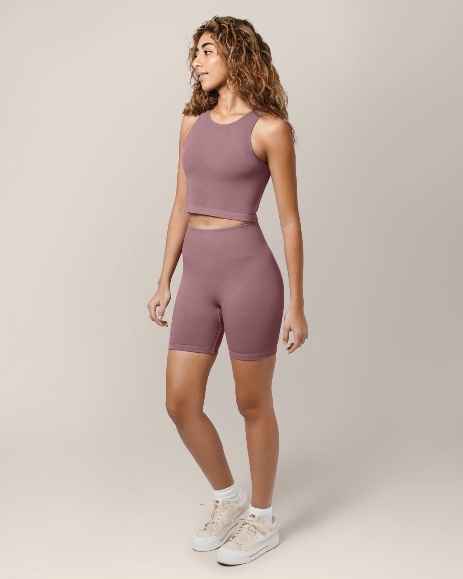 Sublime® Bamboo Maternity & Postpartum Bike Short | Twilight | Milk & Baby