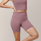 Sublime® Bamboo Maternity & Postpartum Bike Short | Twilight | Milk & Baby