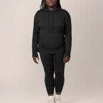 Bamboo Maternity & Nursing Hoodie | Black | Milk & Baby
