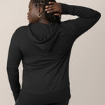 Bamboo Maternity & Nursing Hoodie | Black | Milk & Baby