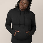 Bamboo Maternity & Nursing Hoodie | Black | Milk & Baby