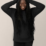 Bamboo Maternity & Nursing Hoodie | Black | Milk & Baby
