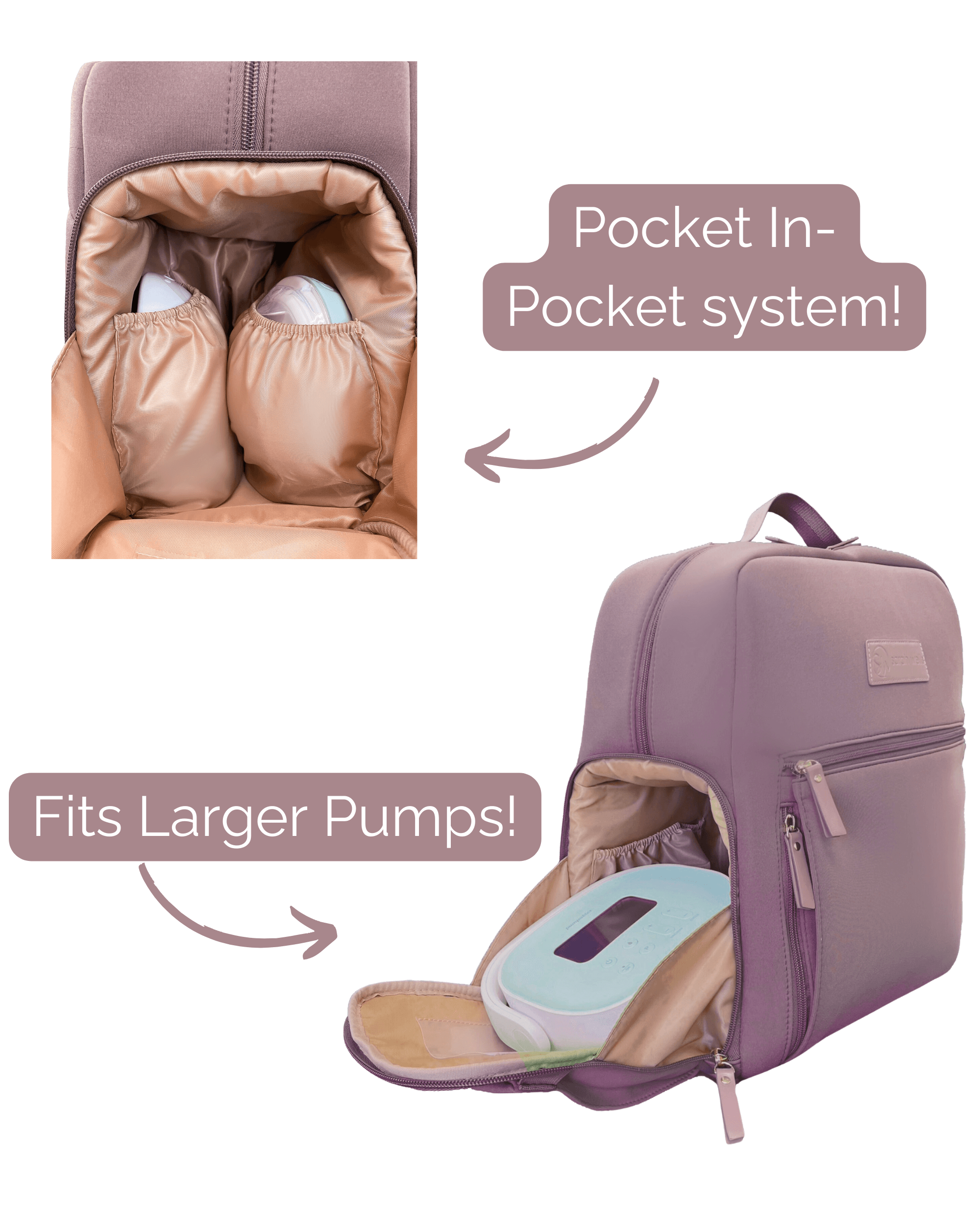 Fiona Breast Pump Backpack | Milk & Baby