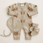 Luna + Luca Bear Cashmere Luxxe Set | Milk & Baby