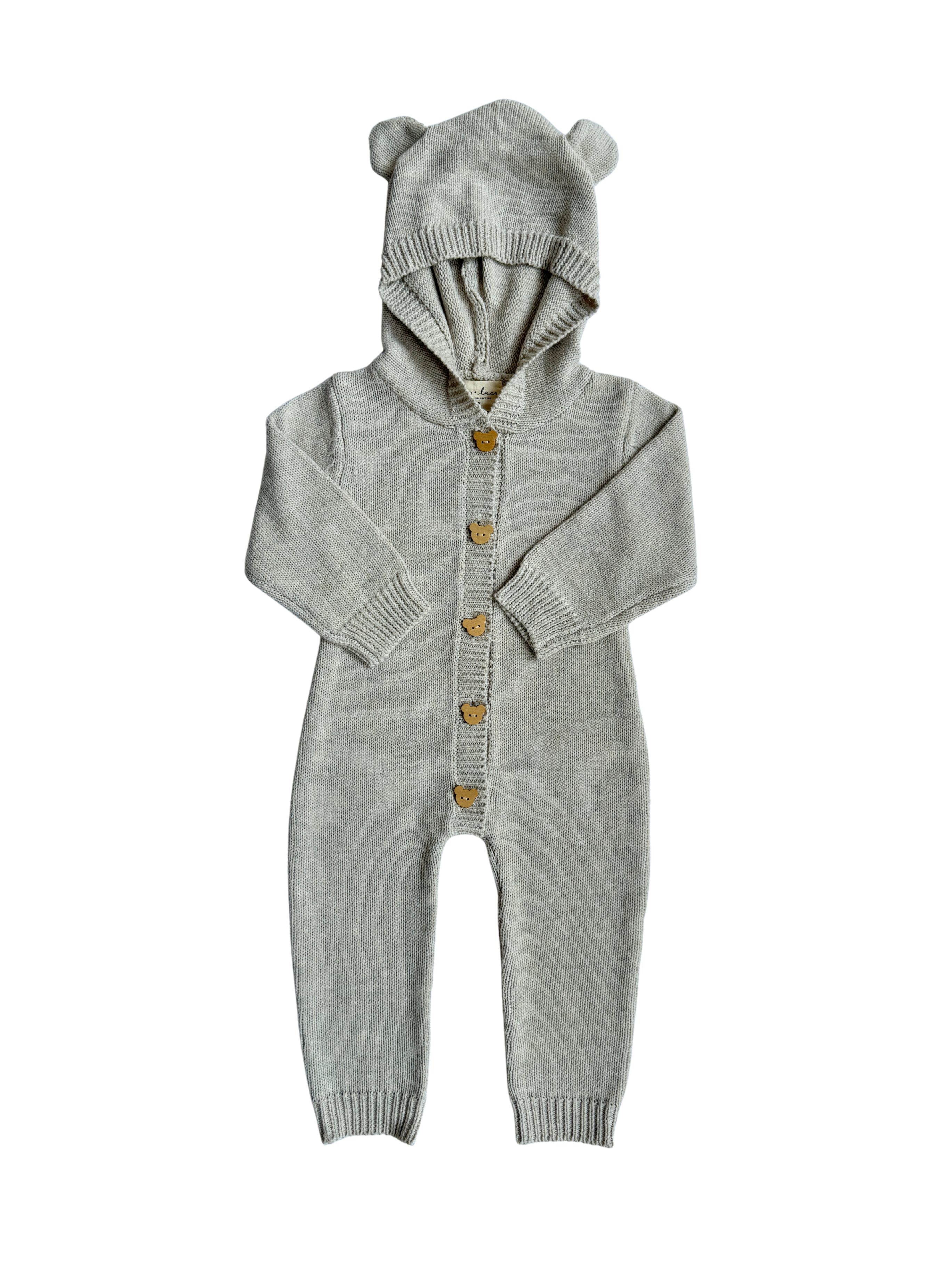 Bear Cub Jumpsuit | Natural | Milk & Baby