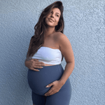 AXK CORE Maternity Bike Short | Blue | Milk & Baby